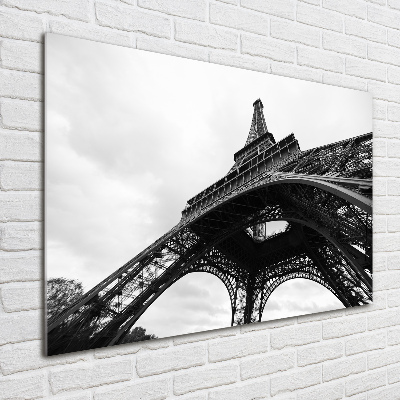 Tableau en verre Tour Eiffel Paris France