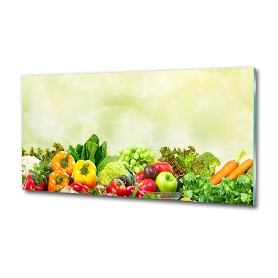 Tableau imprimé sur verre Légumes