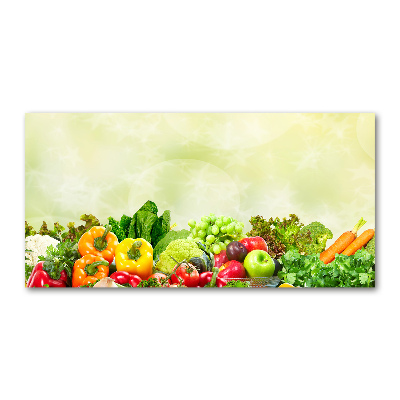 Tableau imprimé sur verre Légumes