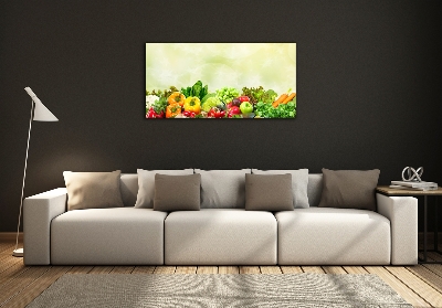 Tableau imprimé sur verre Légumes