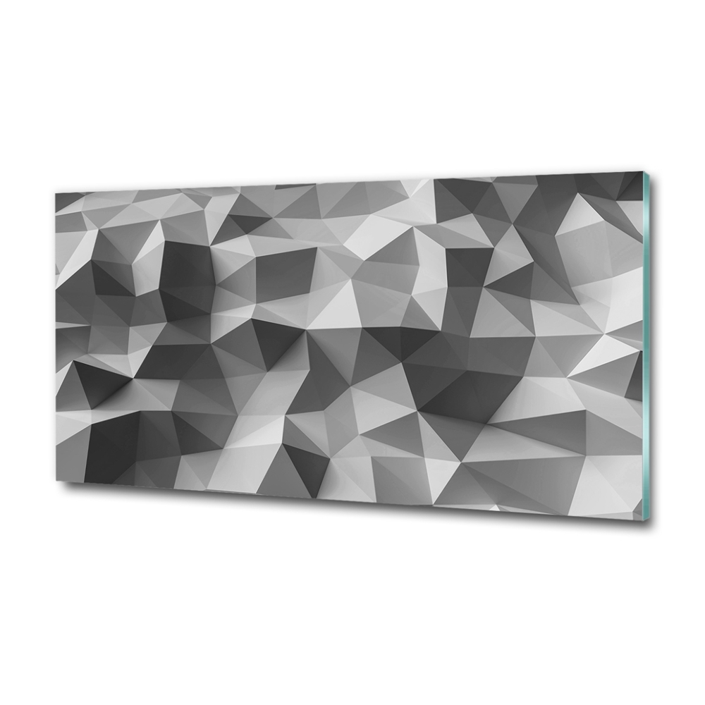 Tableau photo sur verre Abstraction des triangles