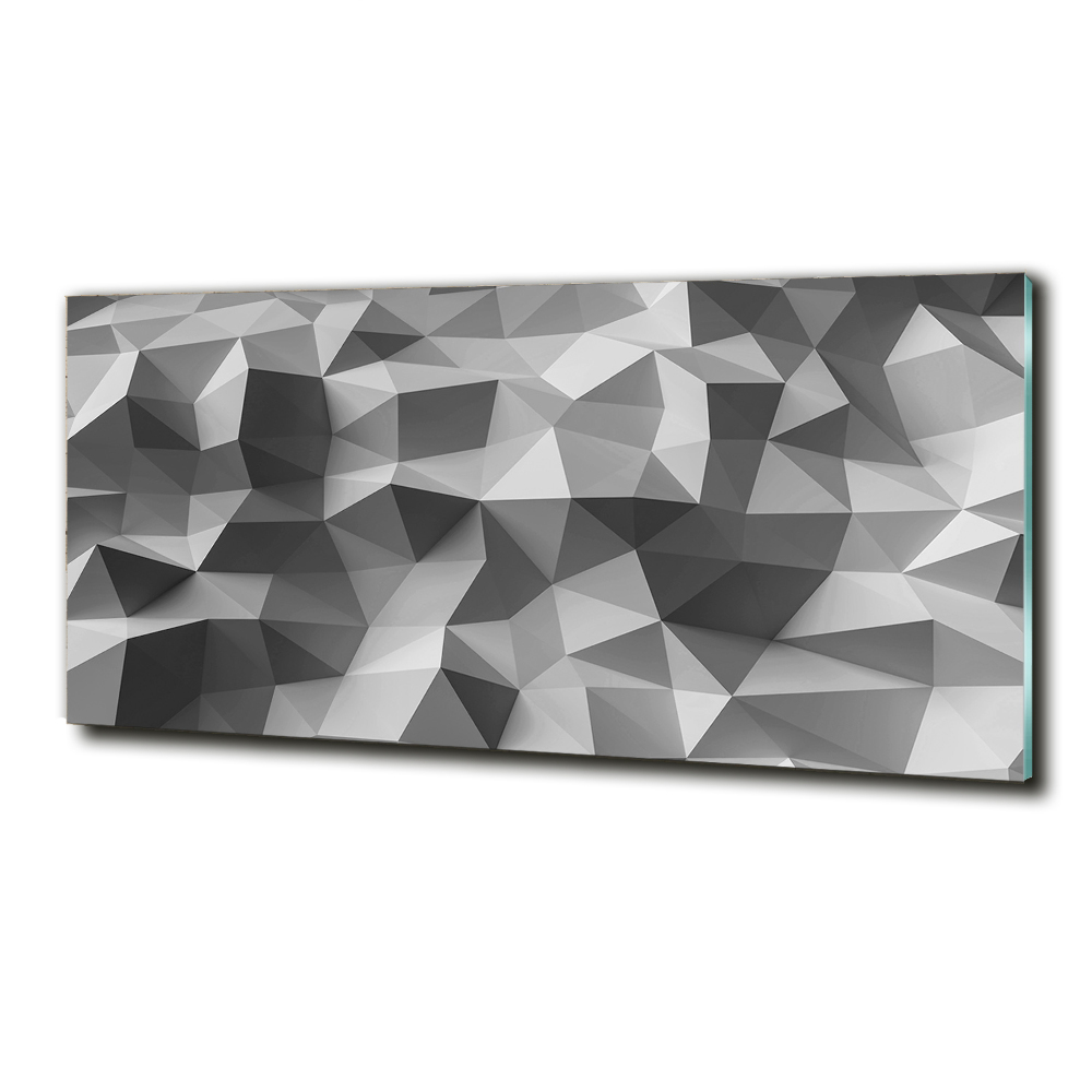 Tableau photo sur verre Abstraction des triangles