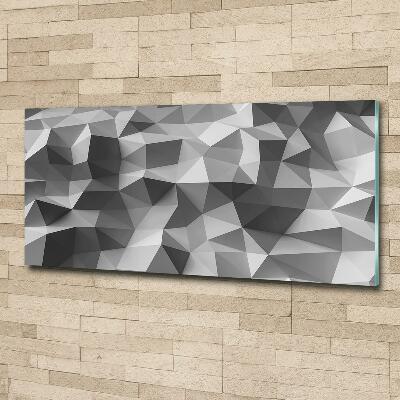 Tableau photo sur verre Abstraction des triangles