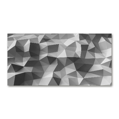 Tableau photo sur verre Abstraction des triangles