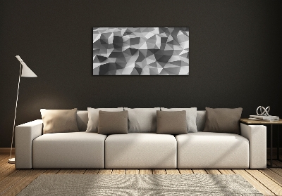 Tableau photo sur verre Abstraction des triangles