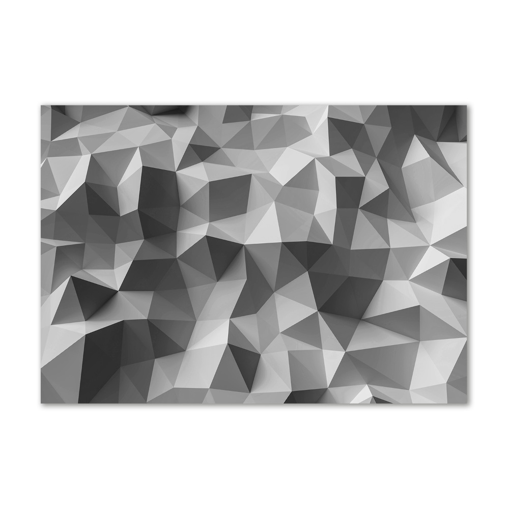 Tableau photo sur verre Abstraction des triangles