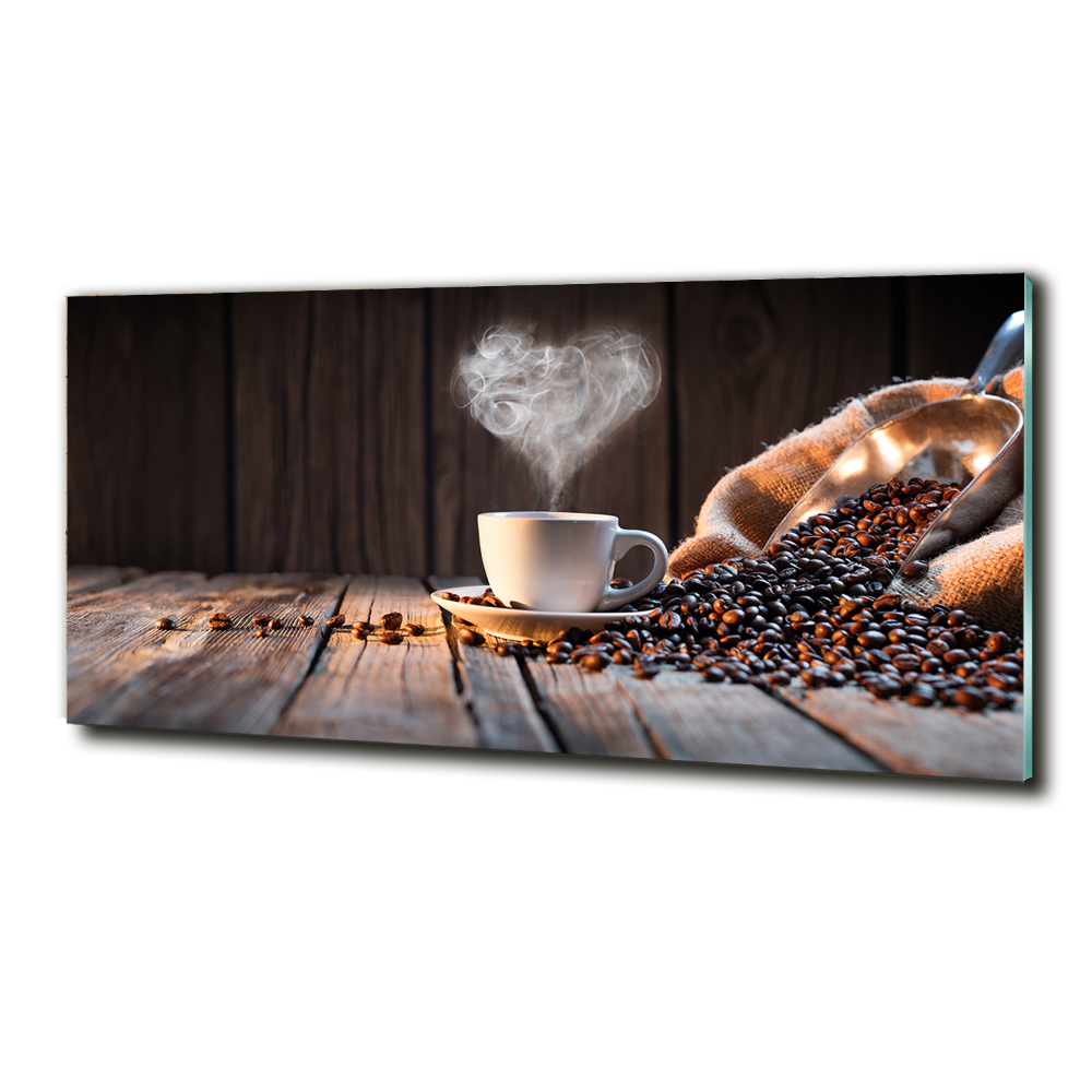 Tableau sur verre Tasse de café