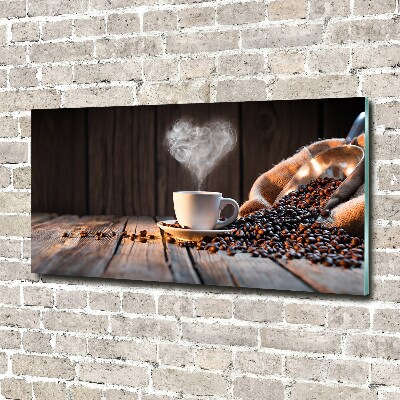 Tableau sur verre Tasse de café