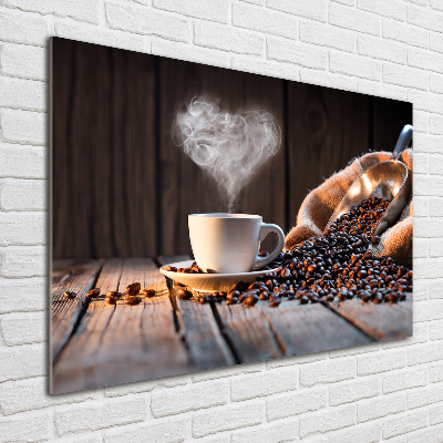 Tableau sur verre Tasse de café