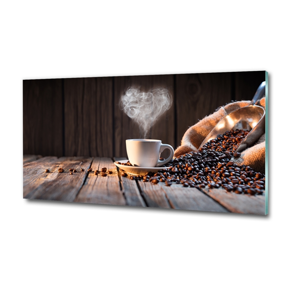 Tableau sur verre Tasse de café