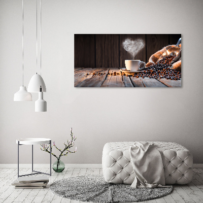 Tableau sur verre Tasse de café