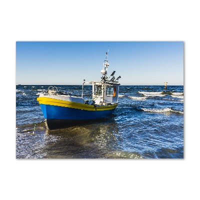 Tableau verre imprimé Couteau en mer