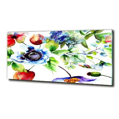 Tableau imprimé sur verre Fleurs de printemps