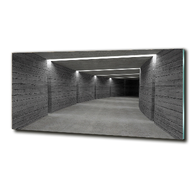 Tableau en verre Tunnel en béton