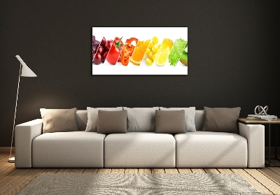 Tableau sur verre Fruits et légumes