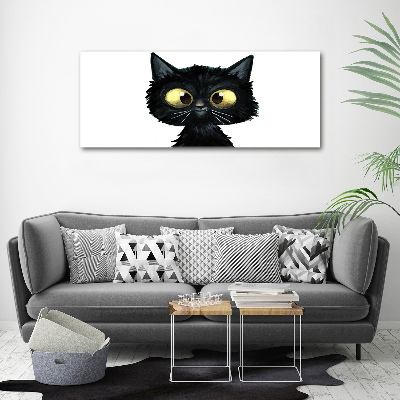 Tableau sur verre Illustration de chat