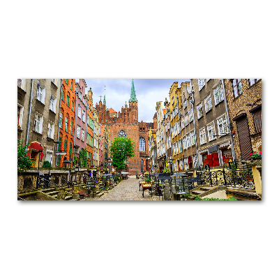 Tableau photo sur verre Gdansk Pologne