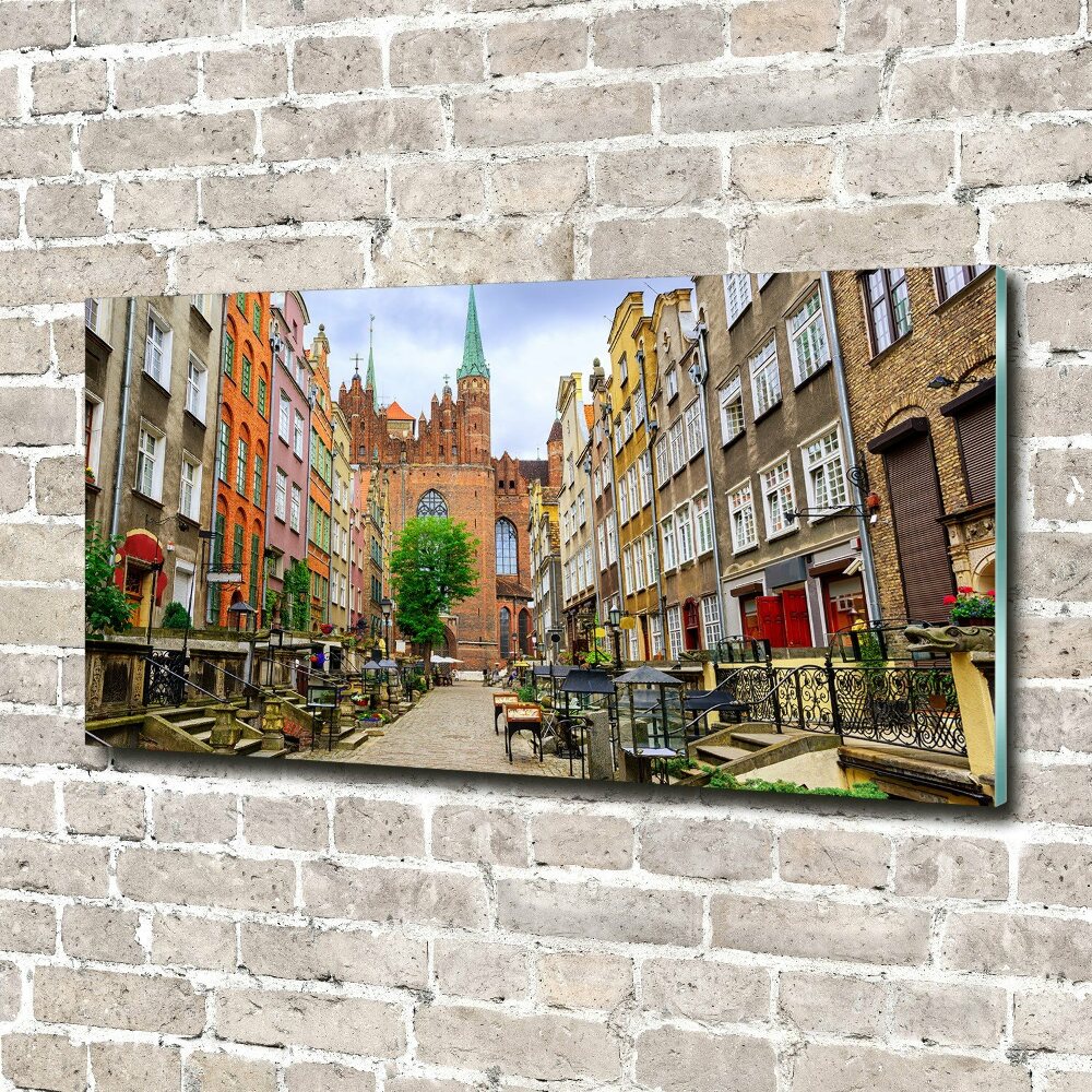 Tableau photo sur verre Gdansk Pologne