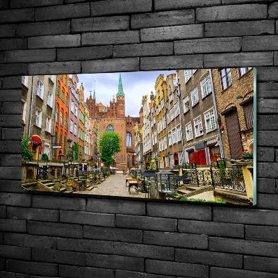 Tableau photo sur verre Gdansk Pologne