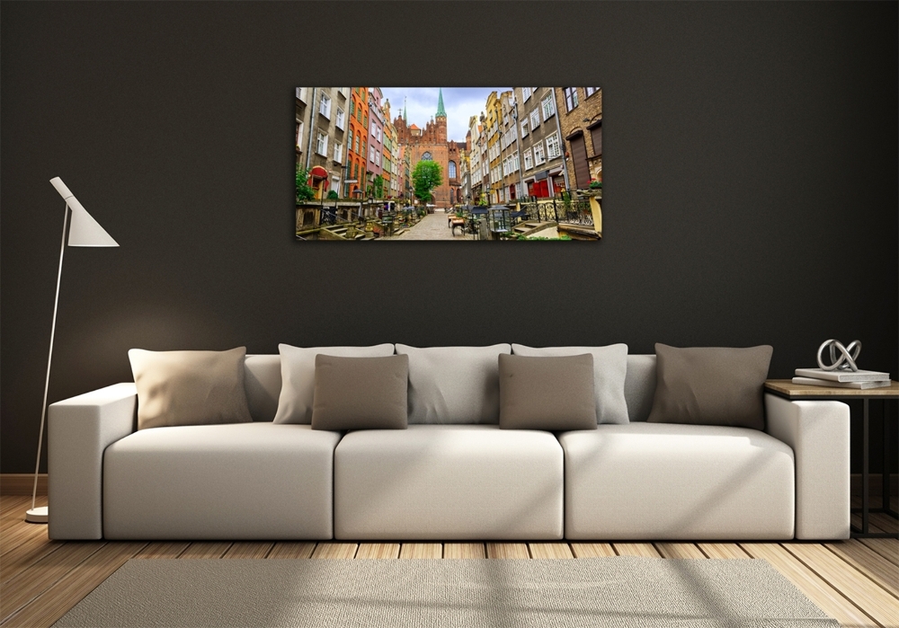 Tableau photo sur verre Gdansk Pologne