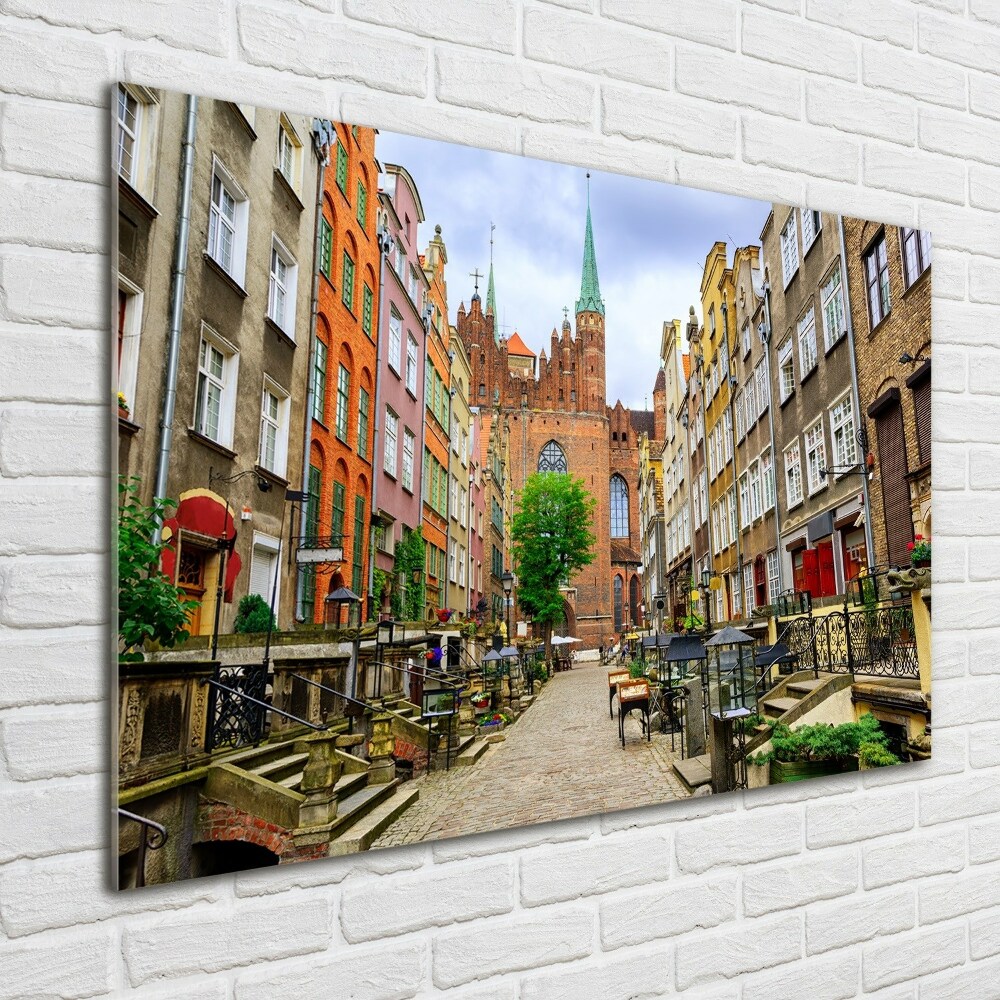 Tableau photo sur verre Gdansk Pologne