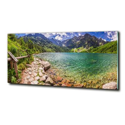 Tableau photo sur verre Lac Morskie Oko Tatry