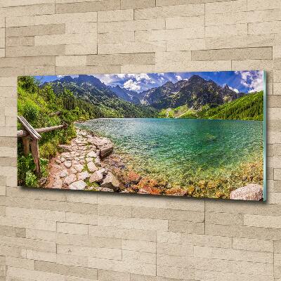 Tableau photo sur verre Lac Morskie Oko Tatry