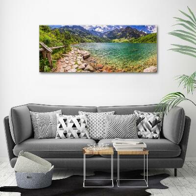 Tableau photo sur verre Lac Morskie Oko Tatry