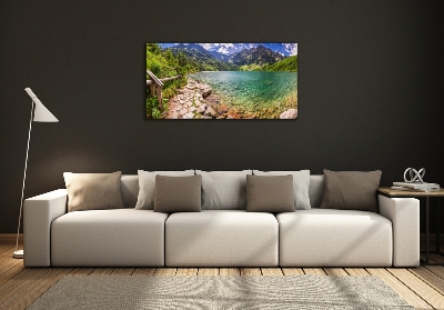 Tableau photo sur verre Lac Morskie Oko Tatry