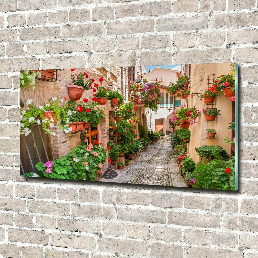 Tableau photo sur verre Rues italiennes