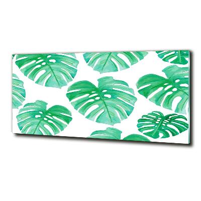 Tableau sur verre Monstera