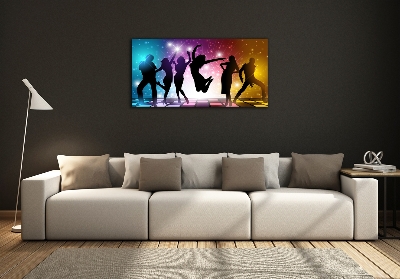 Tableau en verre Disco