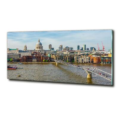 Tableau en verre Thames Londres