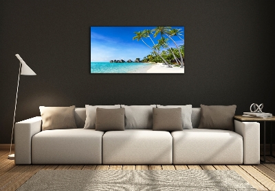 Tableau en verre Maldives