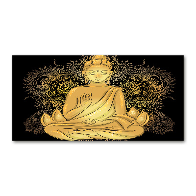 Tableau photo sur verre Bouddha assis