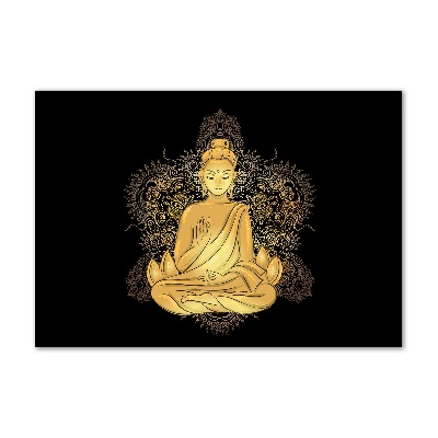 Tableau photo sur verre Bouddha assis