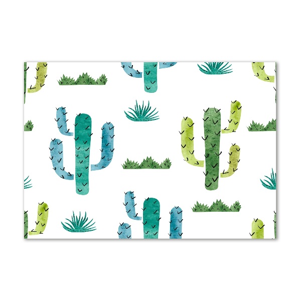 Tableau verre imprimé Cacti