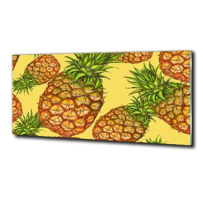 Tableau sur verre Ananas