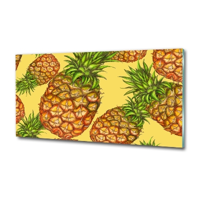 Tableau sur verre Ananas