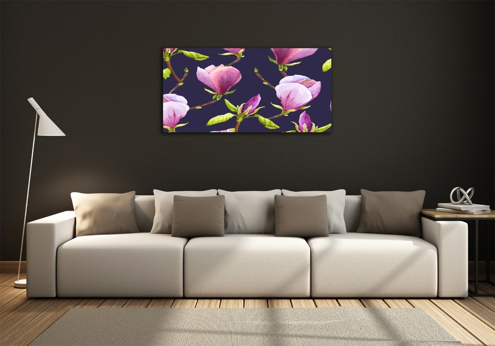 Tableau sur verre Magnolia