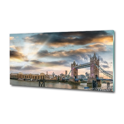 Tableau sur verre Tower Bridge Londres