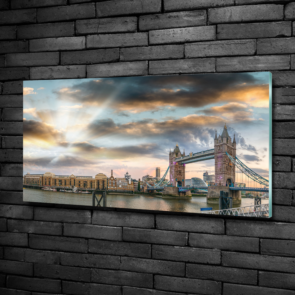 Tableau sur verre Tower Bridge Londres