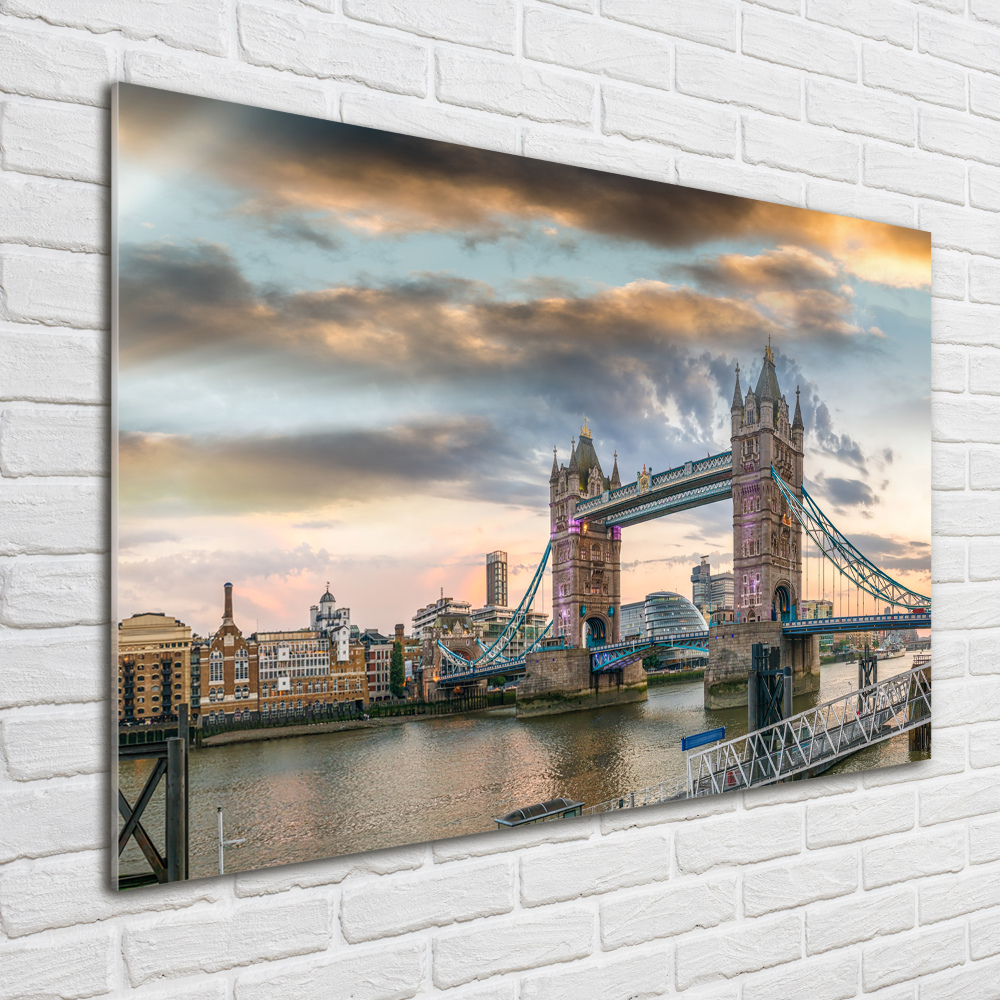 Tableau sur verre Tower Bridge Londres