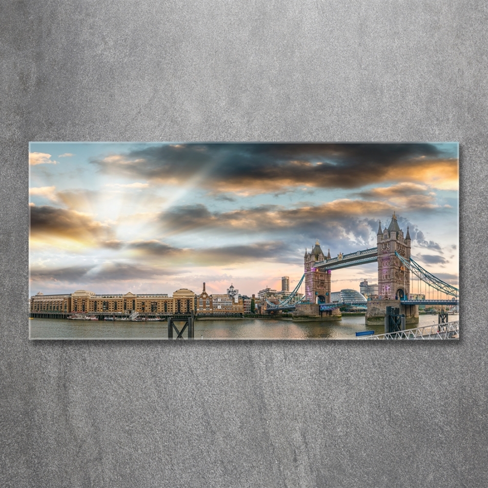 Tableau sur verre Tower Bridge Londres