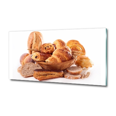 Tableau photo sur verre Produits de boulangerie