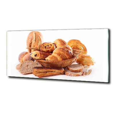 Tableau photo sur verre Produits de boulangerie