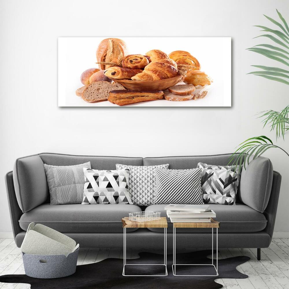 Tableau photo sur verre Produits de boulangerie