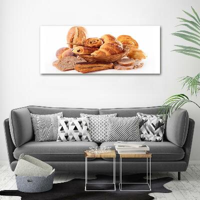 Tableau photo sur verre Produits de boulangerie