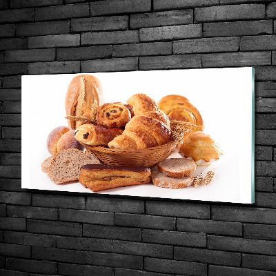 Tableau photo sur verre Produits de boulangerie