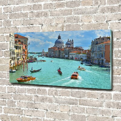 Tableau photo sur verre Venise